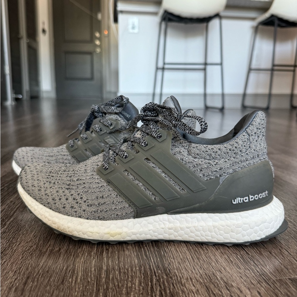 adidas UltraBoost Gray Athletic Shoes MENS